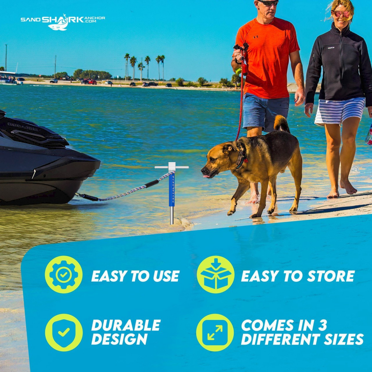 PWC 3.0 Anchor by Sandshark – The Ultimate Anchor for Jet Skis &amp; Personal Watercraft