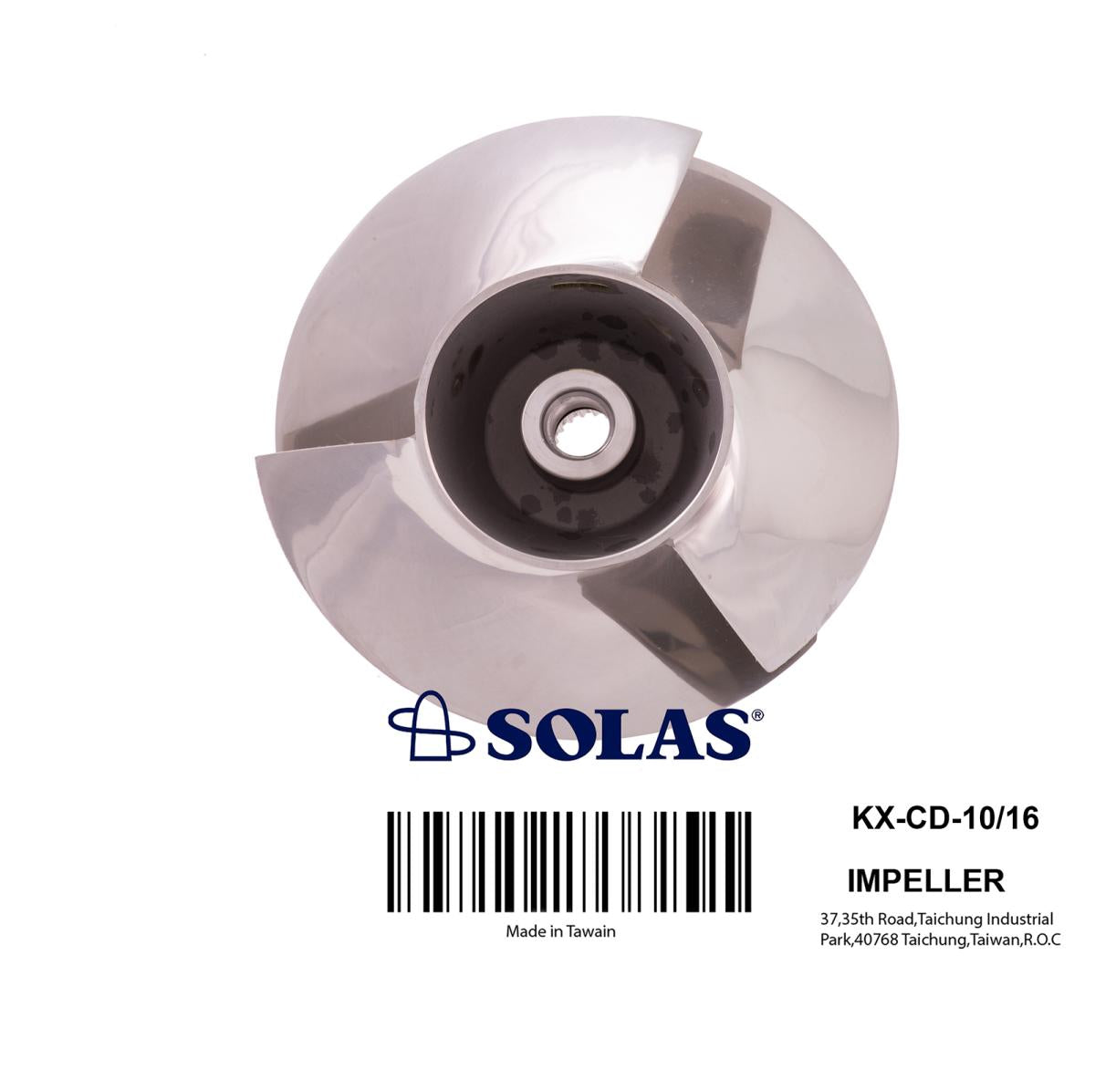 Solas Concord Series Impeller compatible with Kawasaki Ultra LX 2008-2015