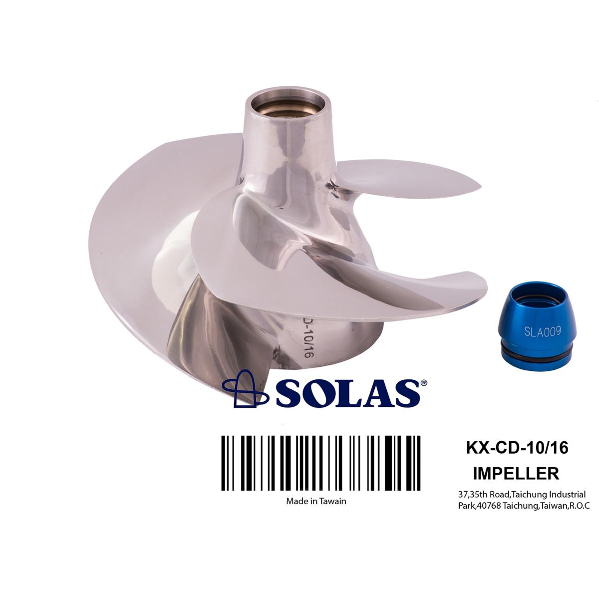 Solas Concord Series Impeller compatible with Kawasaki Ultra LX 2008-2015