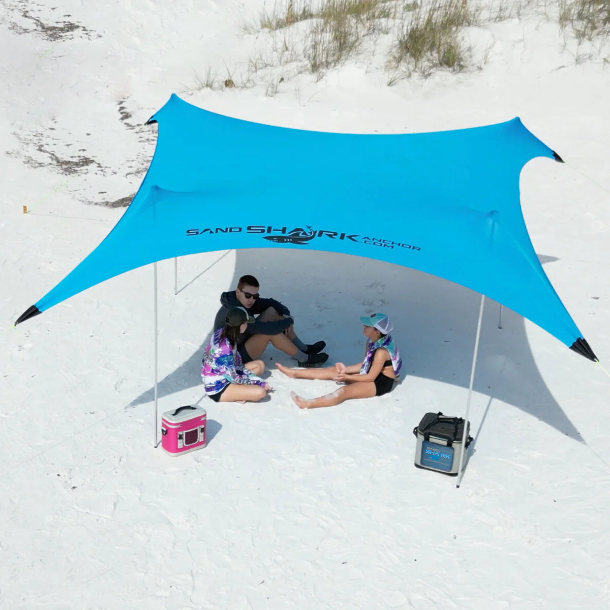 Large Pop Up Beach Tent for Outdoors: Water-Resistant, Portable Sunshade, Fits in a duffle bag.