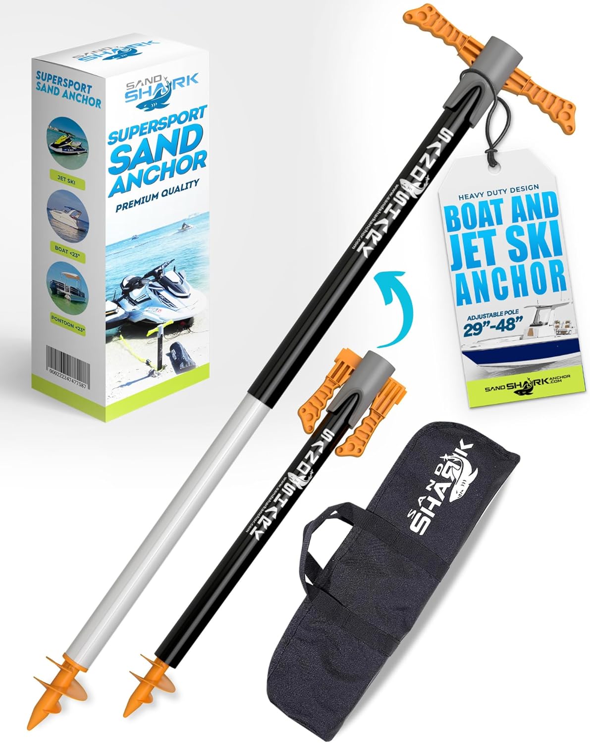 All New Patent Pending Design for 2025- SuperSport 3.0 Anchor -- Adjusts 29&quot;-48&quot;