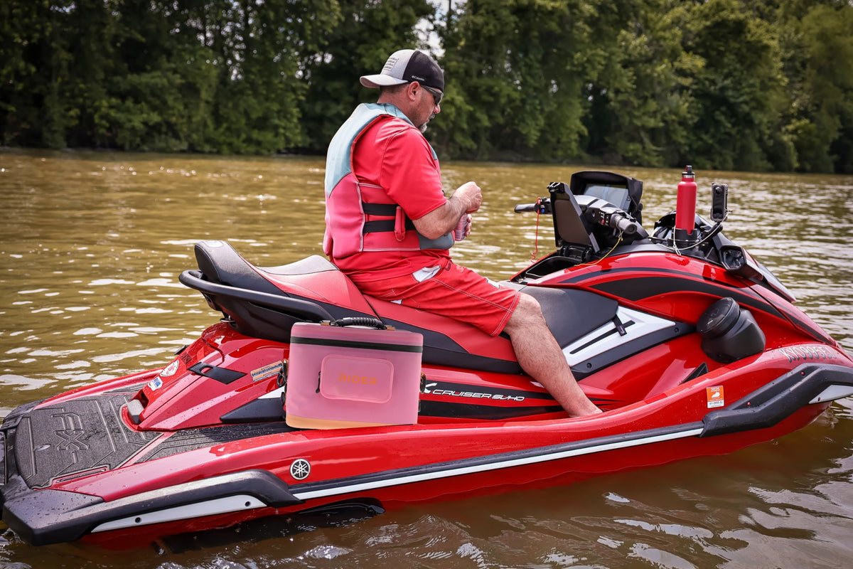 Rider PWC Coolers Jet Ski Coolers Set of 2 Black/Green RC101