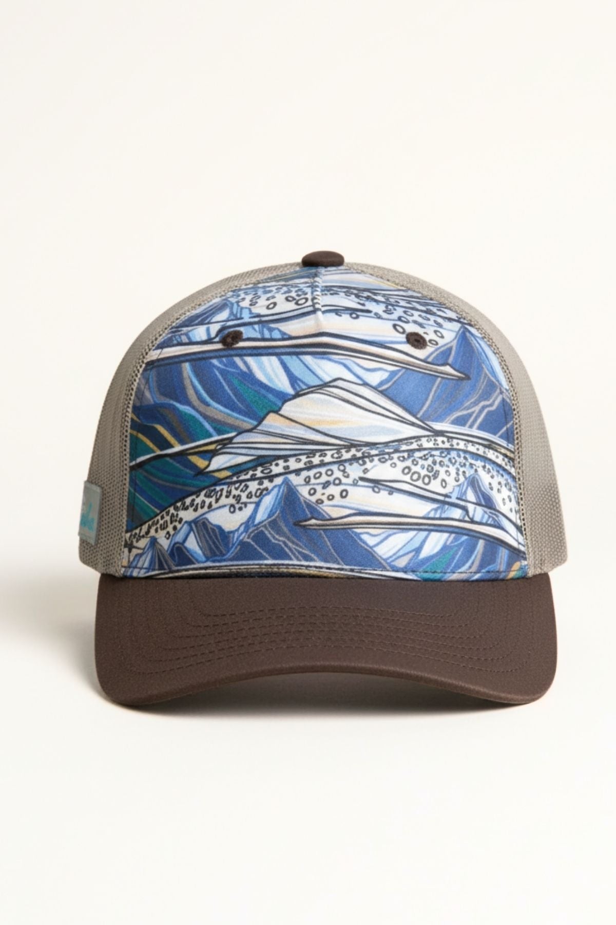 Rainbow Ridge Abstract Trucker Hat