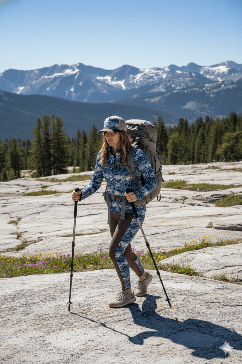 Rainbow Ridge Abstract Trucker Hat