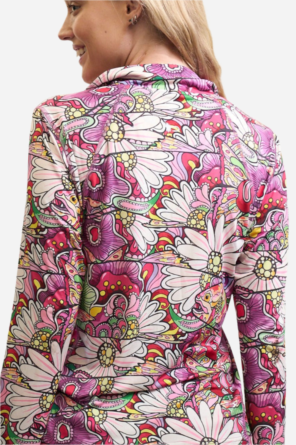 REDtro Salmon 1/4 Zip Sunshirt