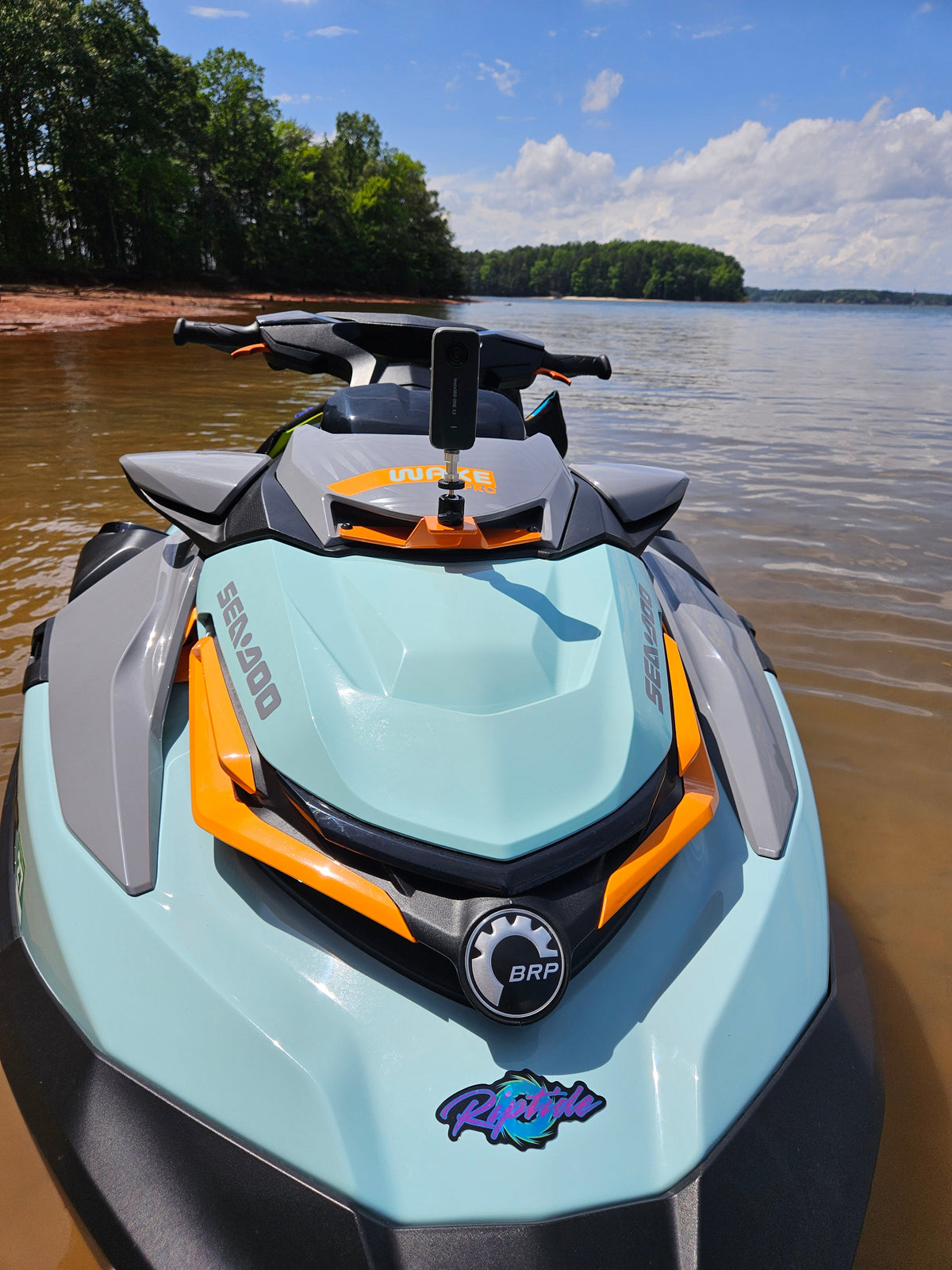 SeaDoo Aluminum Camera Front Hood Mount For 2018+ ST3 Hulls GTX RXTX Wake Pro Heavy Duty