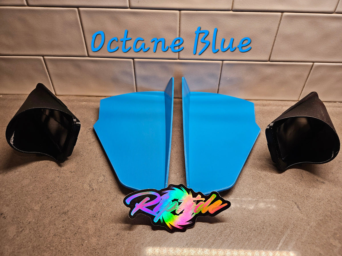 Seadoo Ram Air Intake System Front Air Vent Scoops Set 2 For RXPX GTRX