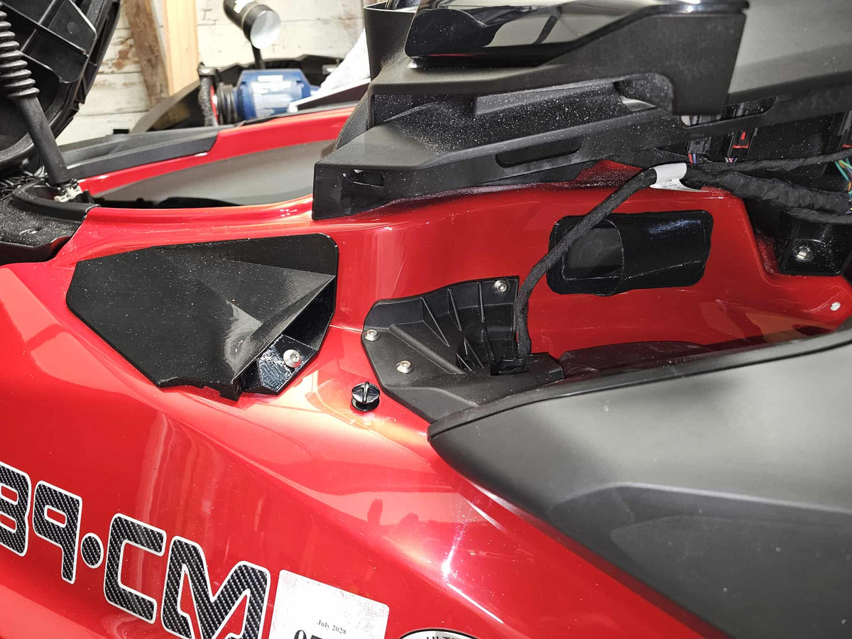 Seadoo Ram Air Intake System Front Air Vent Scoops Set 2 For RXPX GTRX