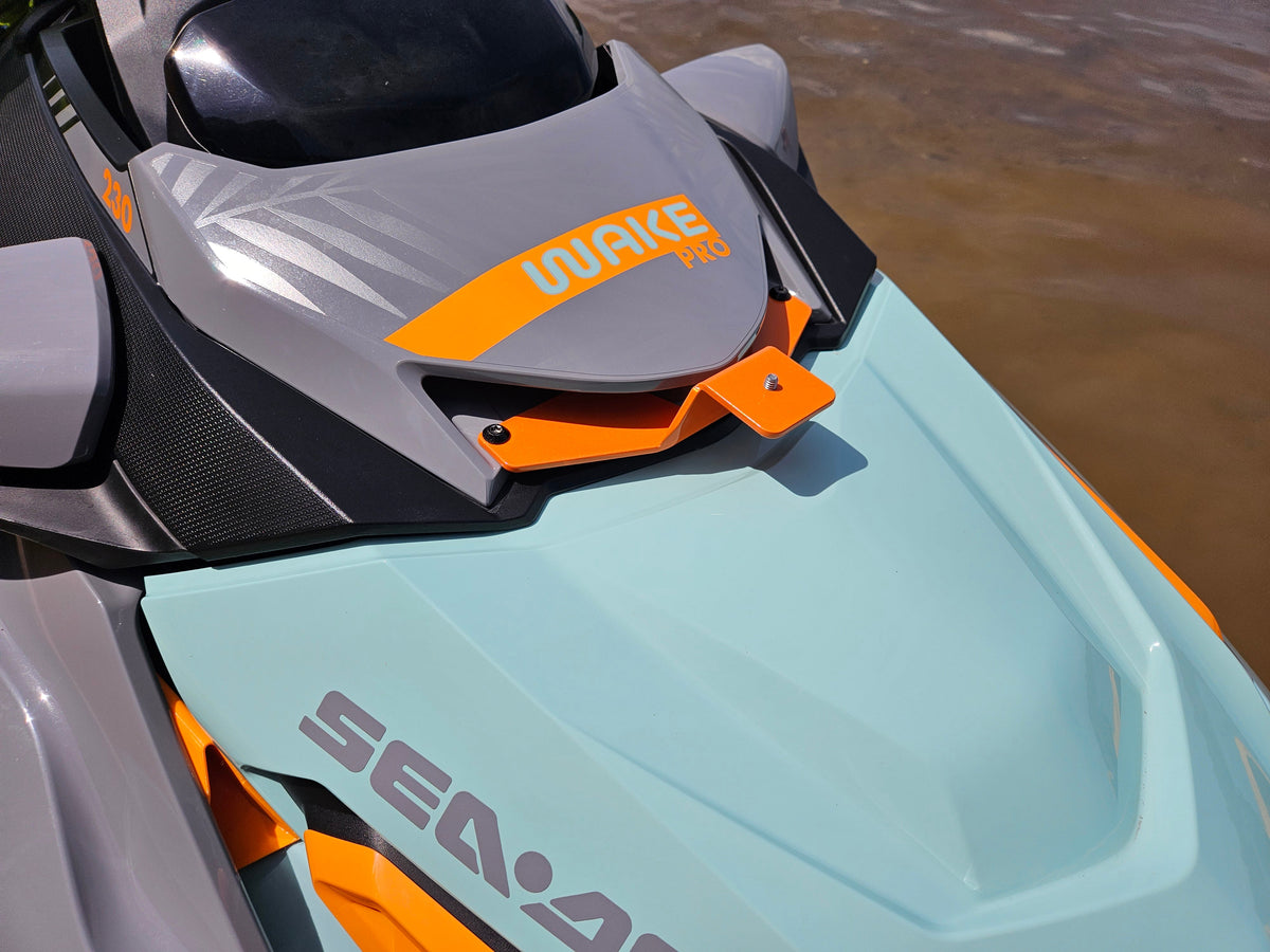 SeaDoo Aluminum Camera Front Hood Mount For 2018+ ST3 Hulls GTX RXTX Wake Pro Heavy Duty