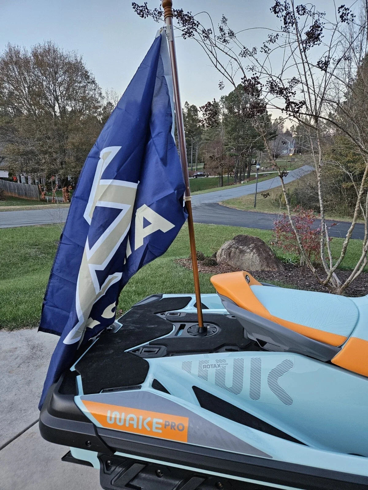 Seadoo Flag &amp; Umbrella Rear Flush Mount Twist Lock RXPX RXTX GTX FISH WAKE PRO GTI GTR