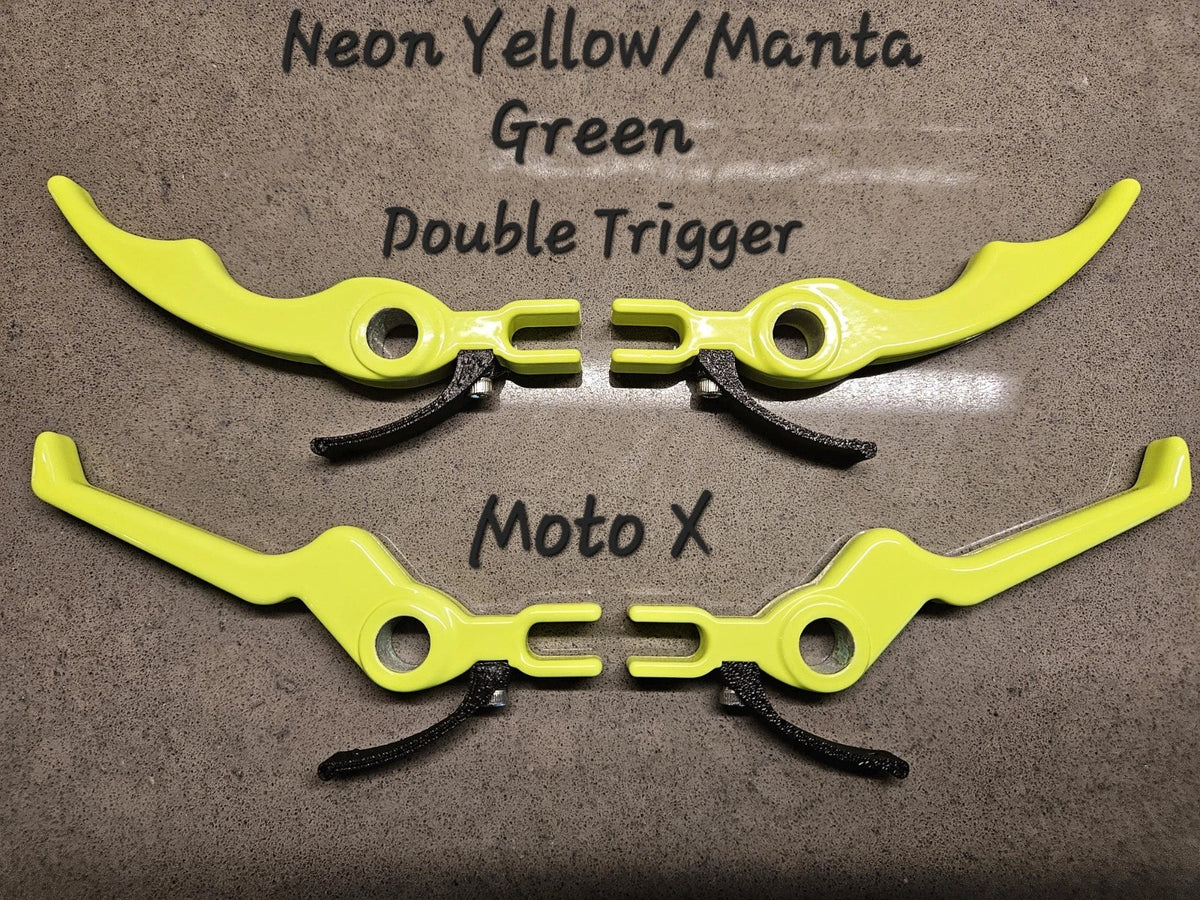 Billet Aluminum Seadoo IBR Throttle &amp; Brake/Reverse Levers Upgrade Trigger Set 2