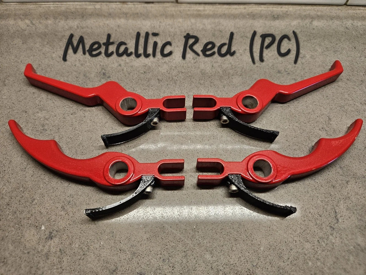 Billet Aluminum Seadoo IBR Throttle &amp; Brake/Reverse Levers Upgrade Trigger Set 2