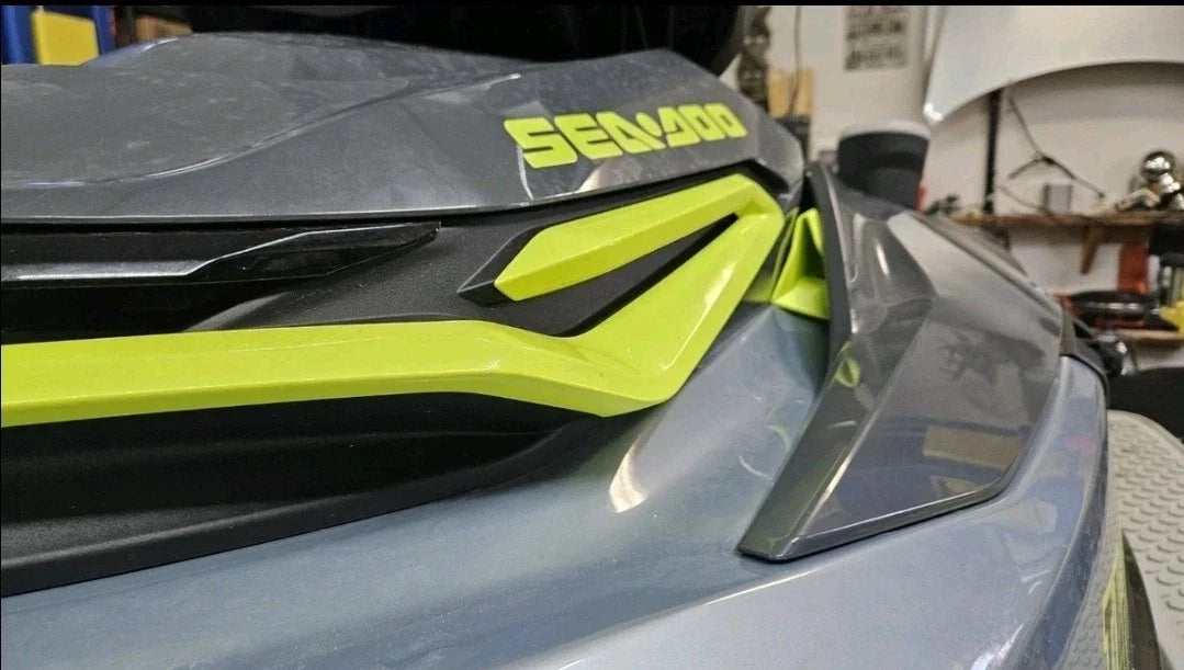 Seadoo Ram Air Intake System Front Air Vent Scoops Set 2 For 2018+ ST3 GTX RXTX Wake Pro