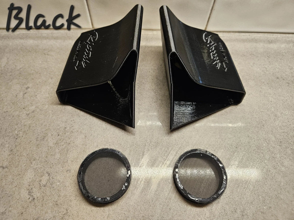 Seadoo Ram Air Intake System Front Air Vent Scoops Set 2 For 2018+ ST3 GTX RXTX Wake Pro