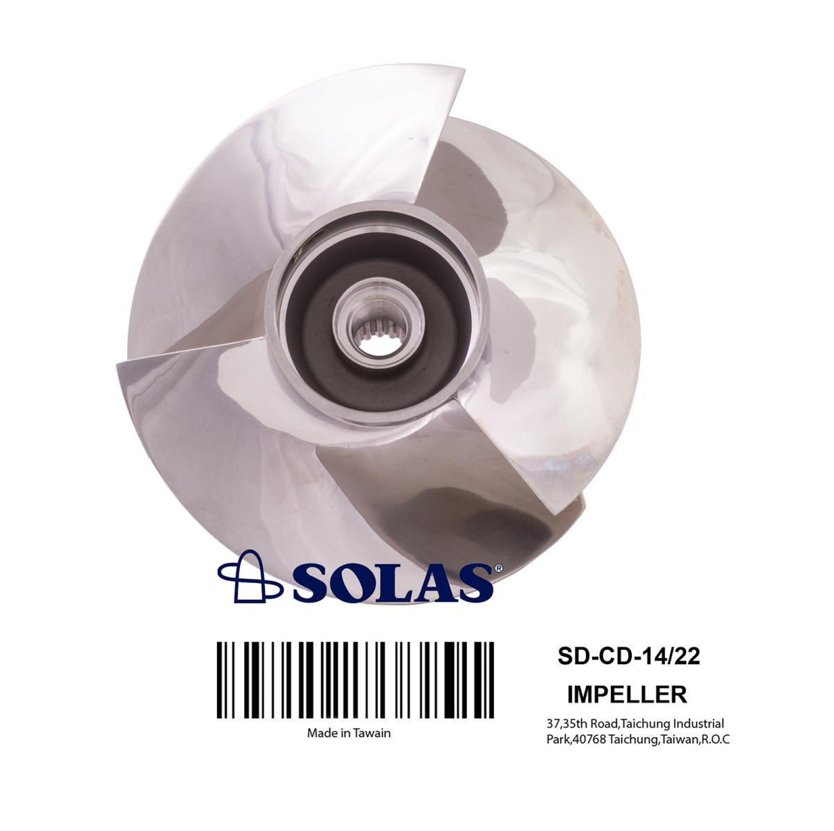 Solas Concord Impeller Sea-Doo GTX/XP/SPX/GS/GSI/GTI/GTS 1995-2001