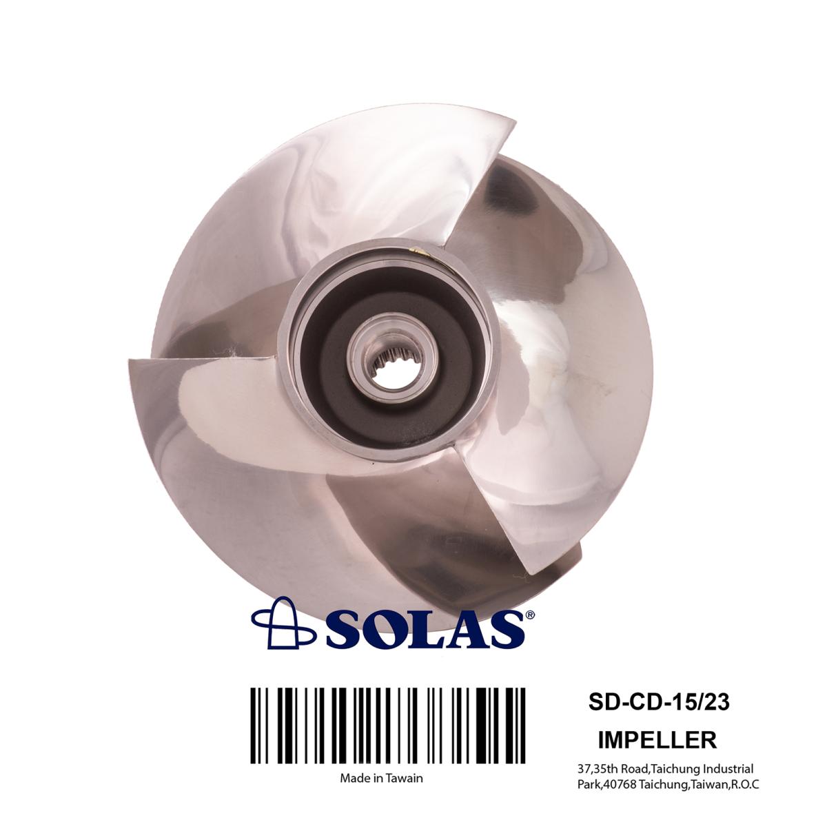 Solas Concord Impeller compatible with Sea-Doo XP/SPX/GSX 1996-1998