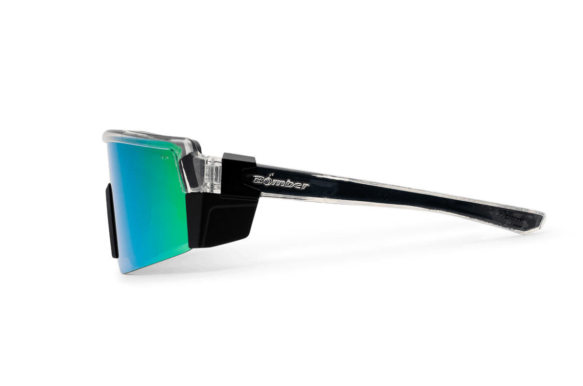 SMOKE Bomb Safety - Polarized Green Mirror Crystal