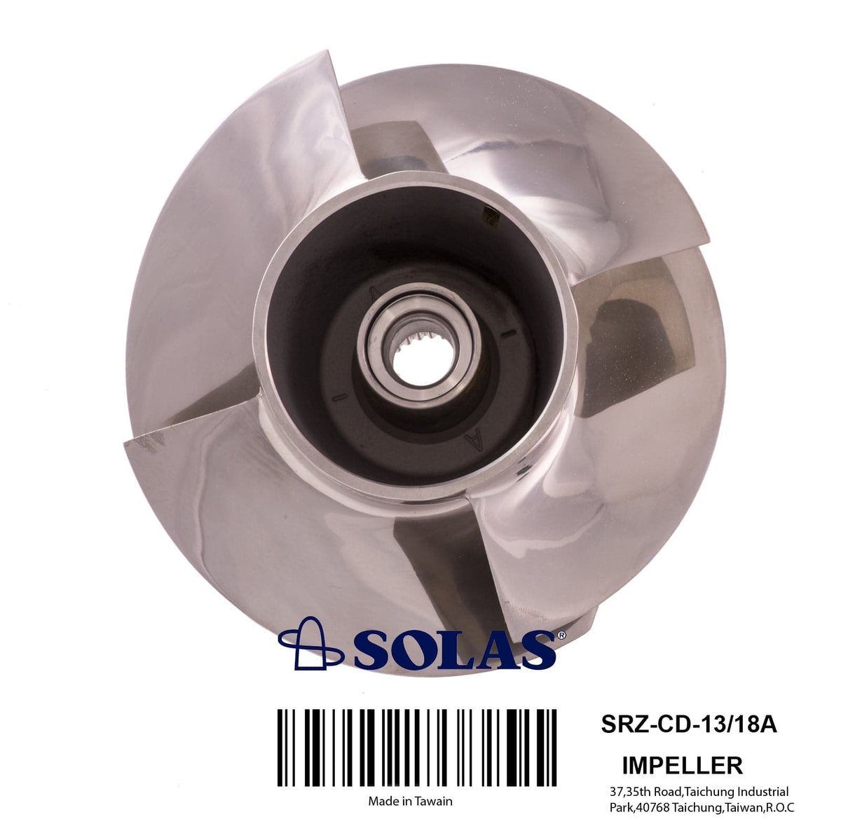 Solas Concord Impeller for Sea-Doo SRZ-CD-13/18A