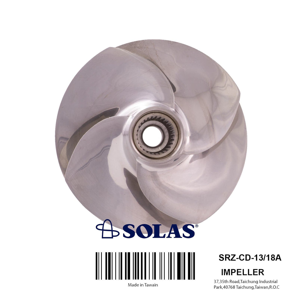 Solas Concord Impeller for Sea-Doo SRZ-CD-13/18A