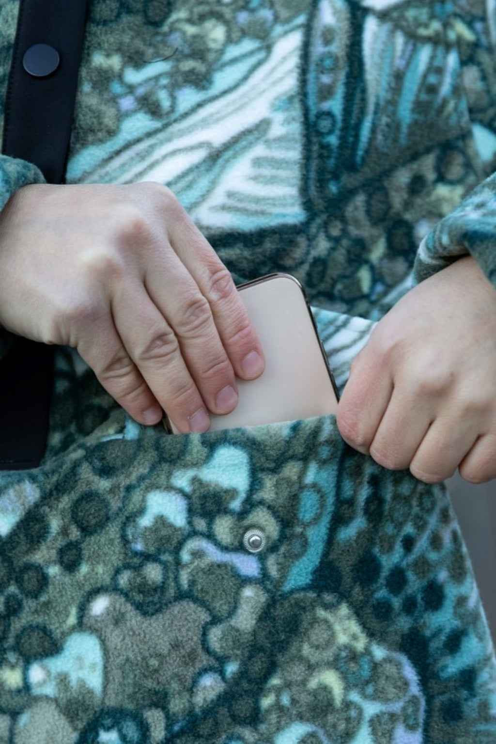 Steel My Heart Riffle Snap Fleece