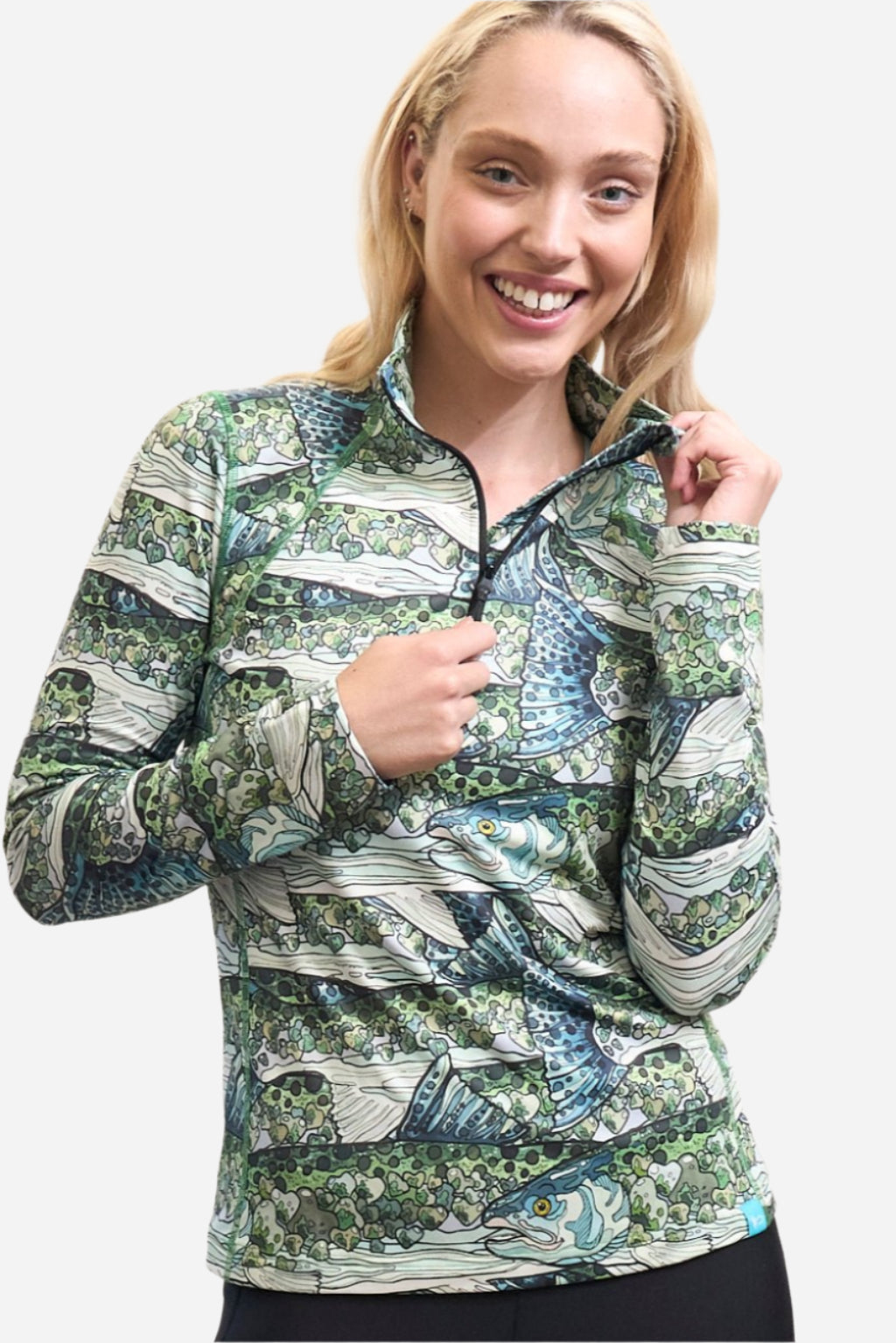 Steel My Heart Thermal 1/4 Zip Top