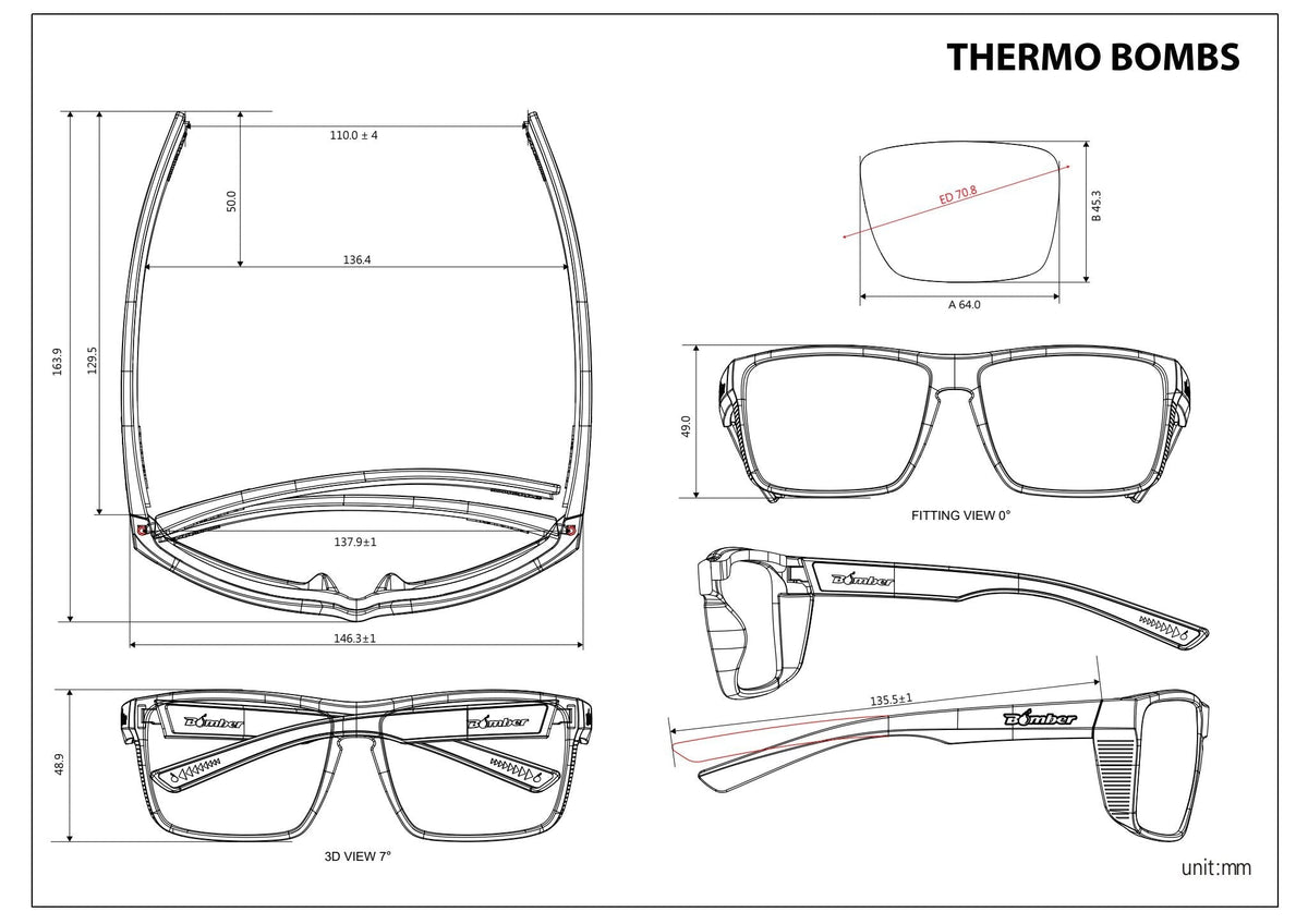 THERMO Bomb Safety - Silver Mirror Crystal