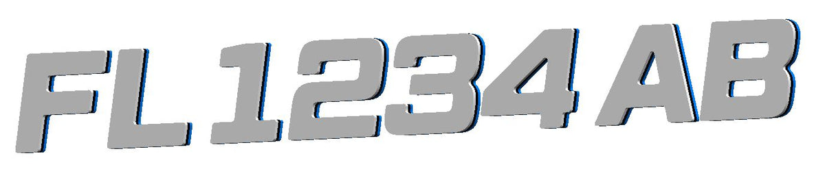 3D Registration Numbers