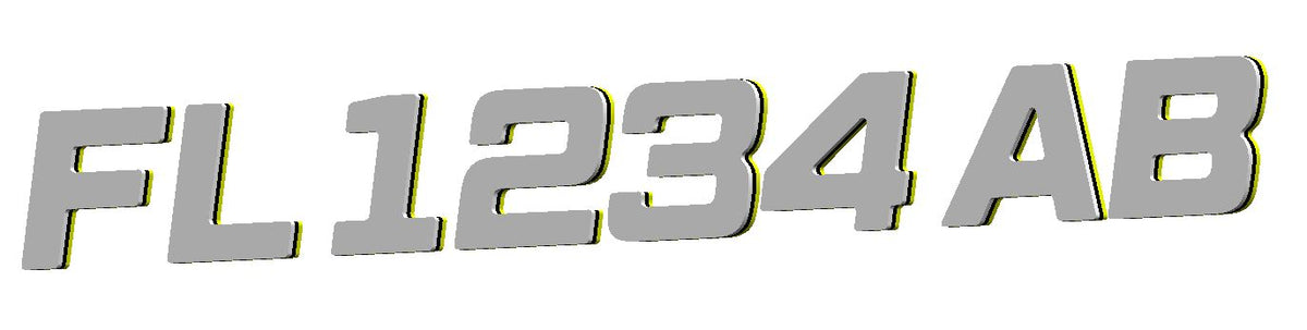 3D Registration Numbers