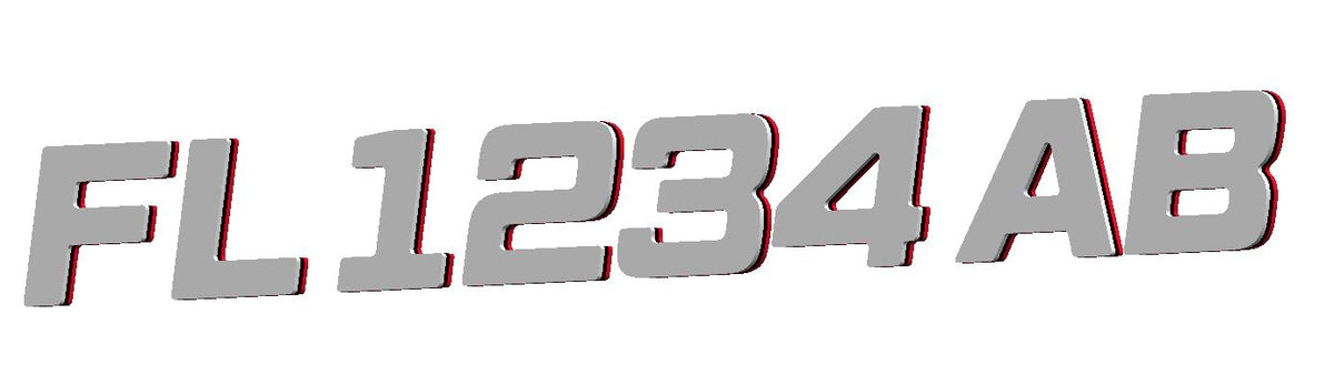 3D Registration Numbers