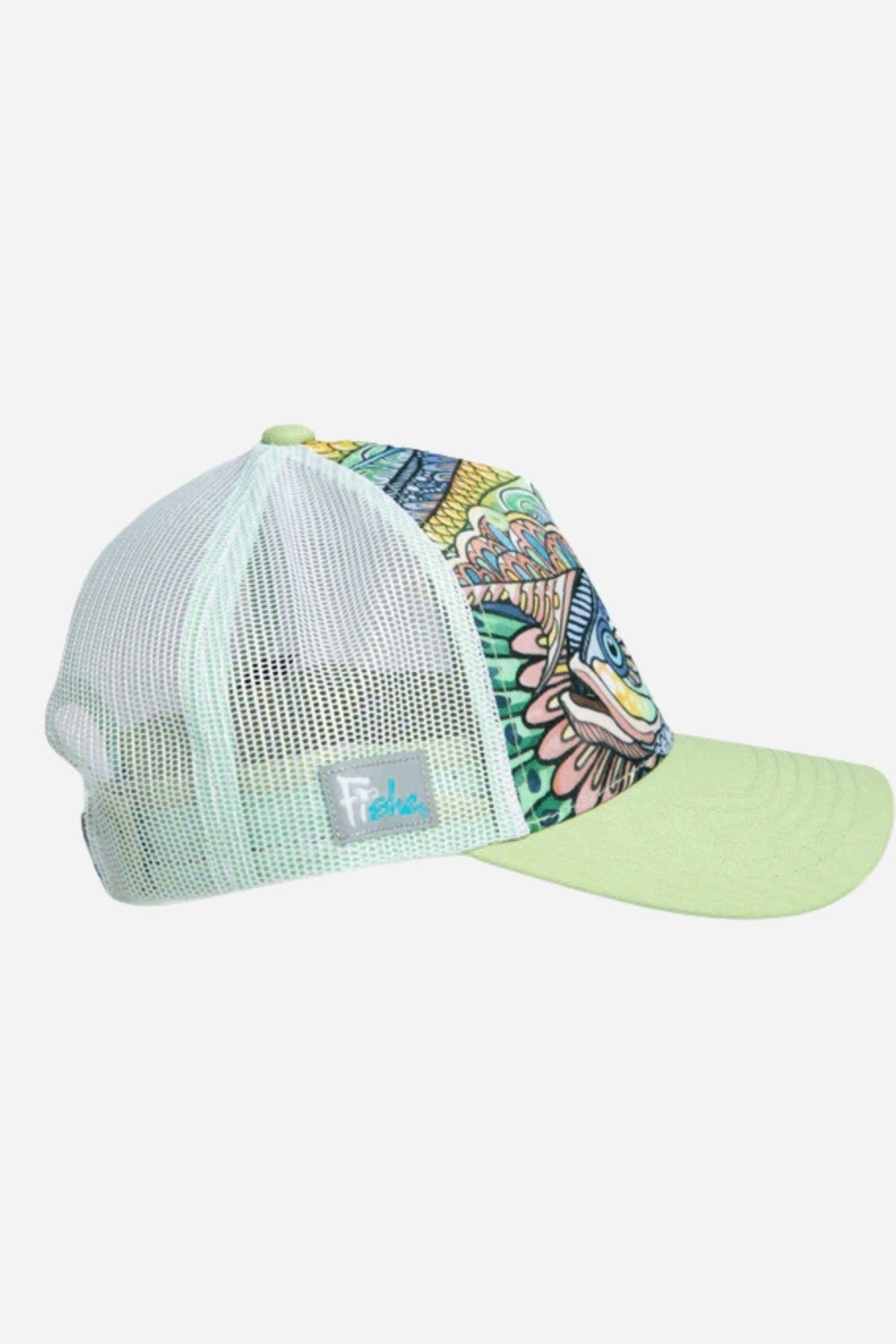 Tropical Tarpon Abstract Trucker Hat