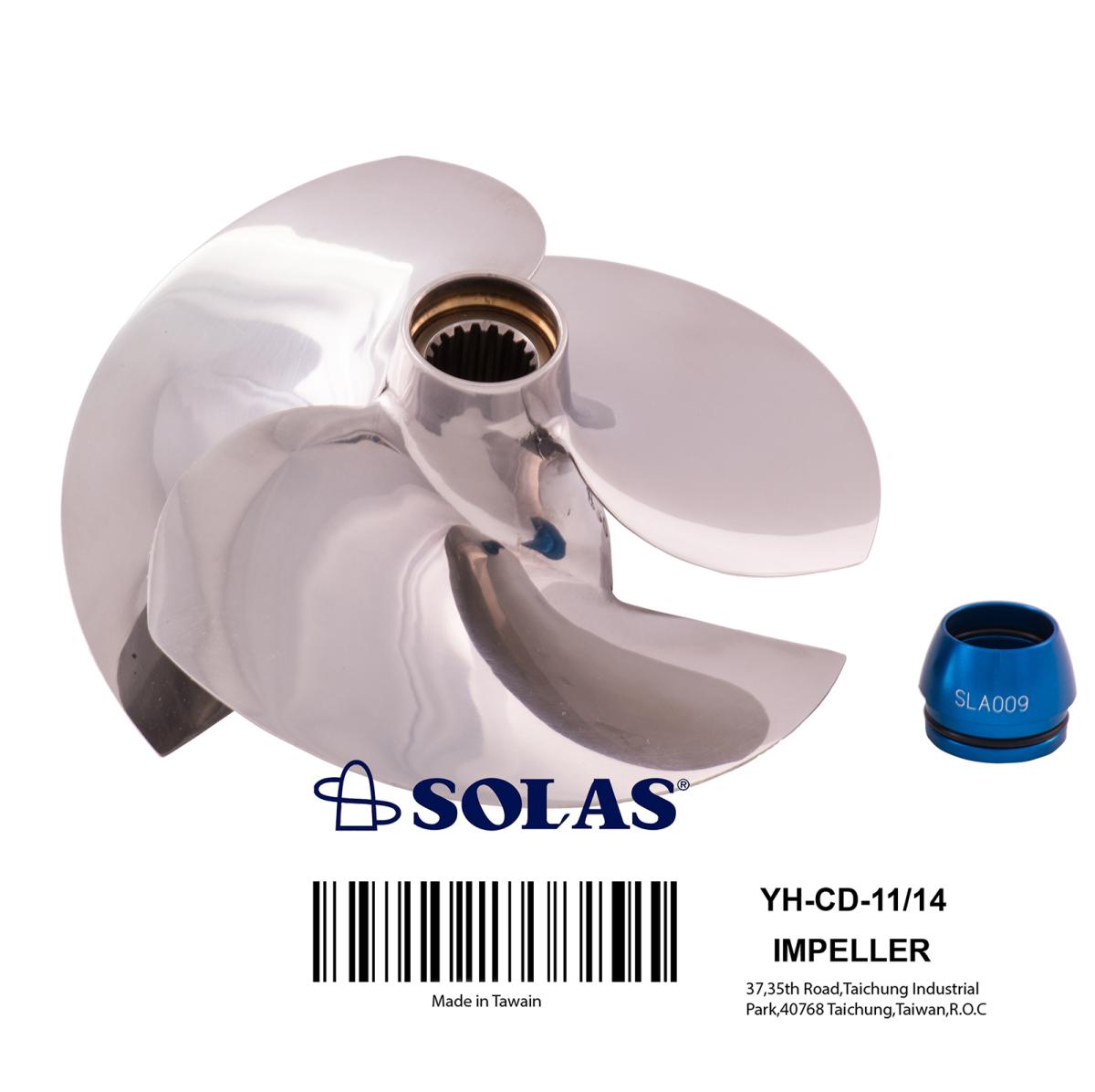 Solas Concord Series Impeller compatible with Yamaha VX 700 2006-2009