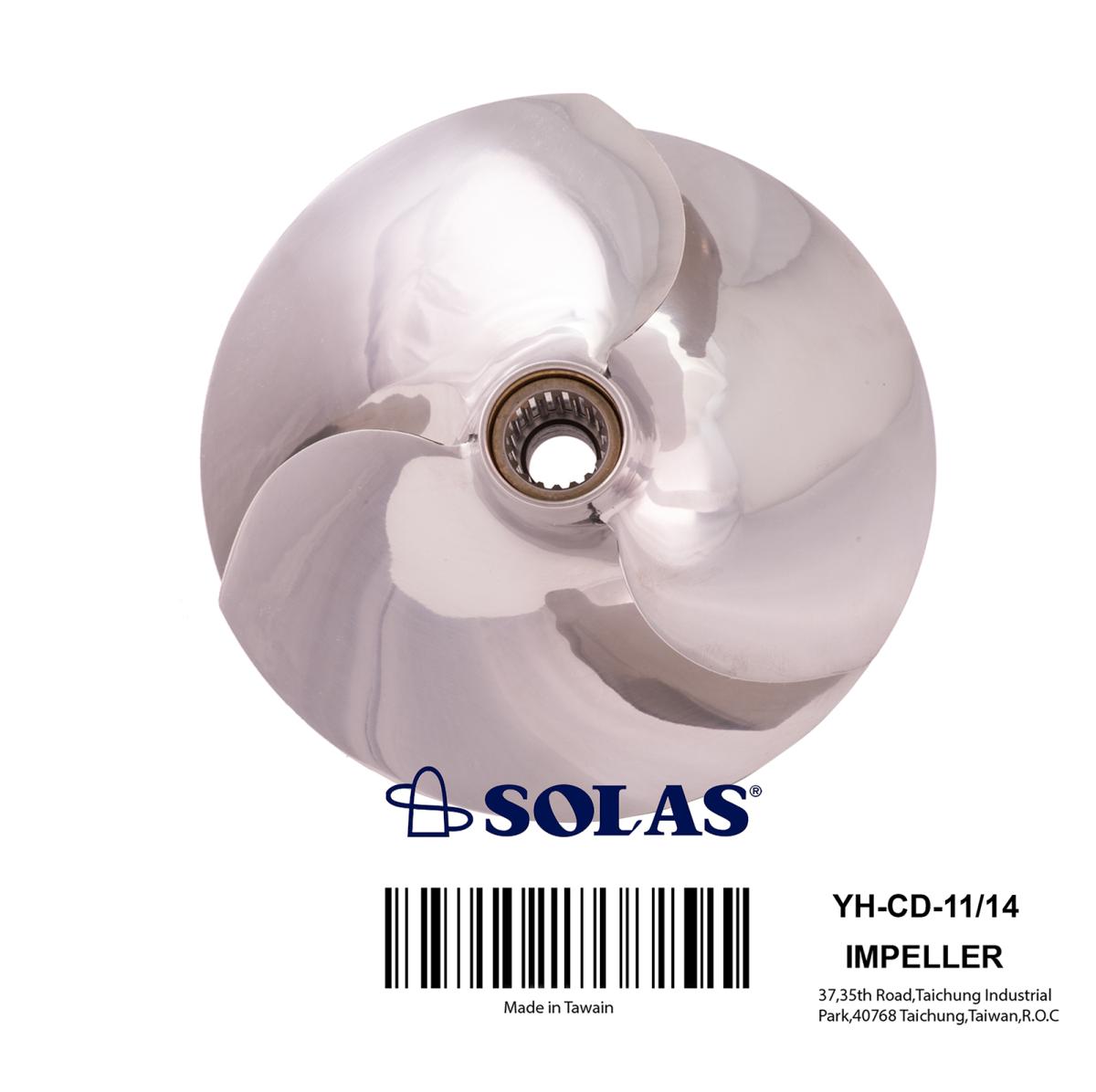 Solas Concord Series Impeller compatible with Yamaha VX 700 2006-2009