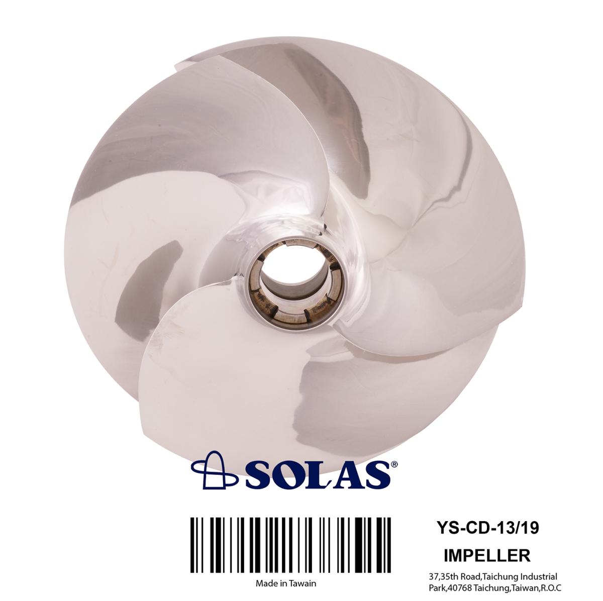 Solas Concord Series Impeller Yamaha FX HO FX Cruiser HO FX SHO VXR 2008-2012