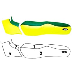 Seat cover for Sea-Doo 1990-1991 GT/1992-1995 GTX/1992-2000 GTS/1996 GTI Touring