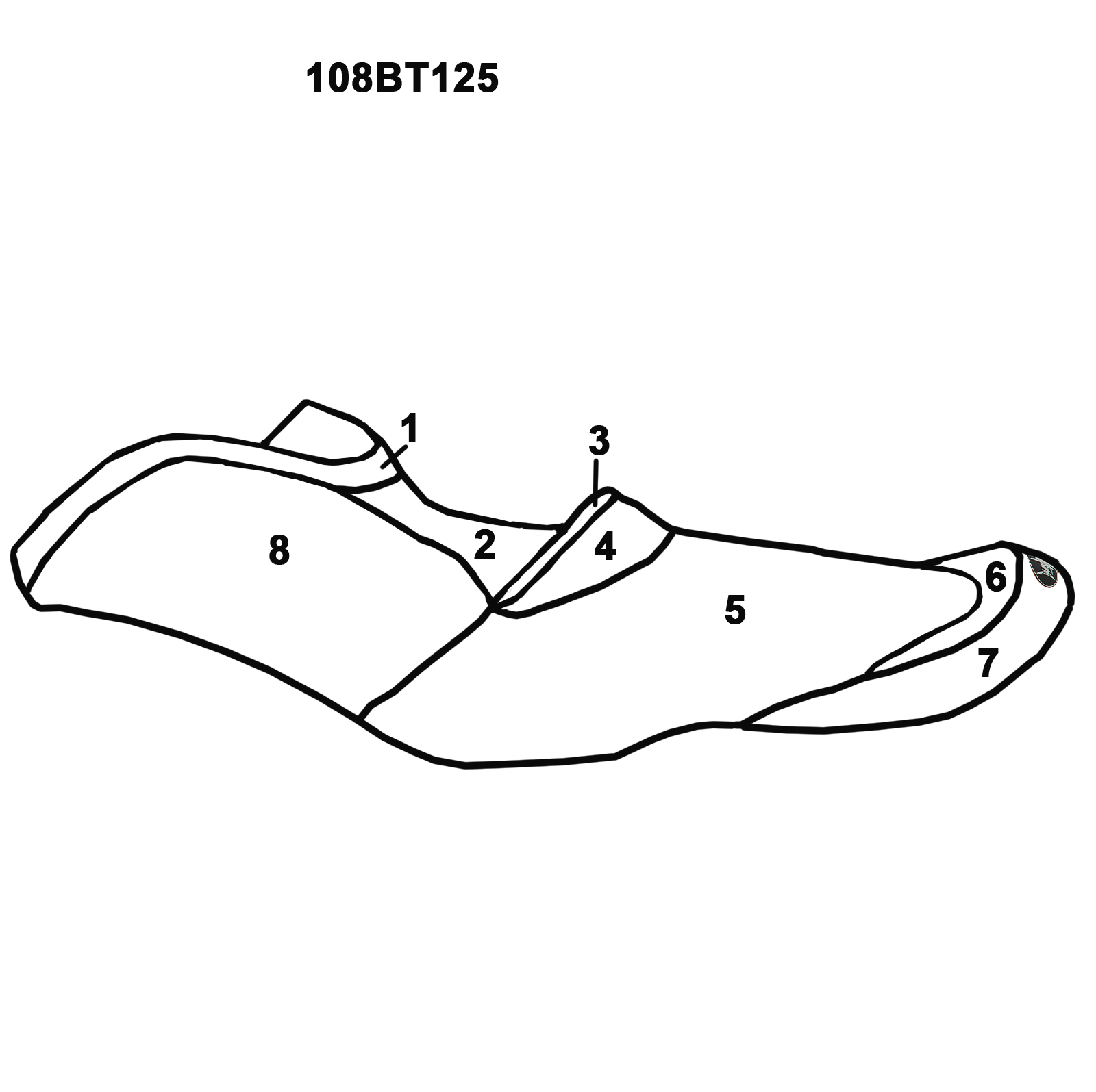 BLACKTIP JETSPORTS SEAT COVER FOR 2016-2017 RXT-300, RXT-X AS 260, RXT 260, WAKE PRO 215/230