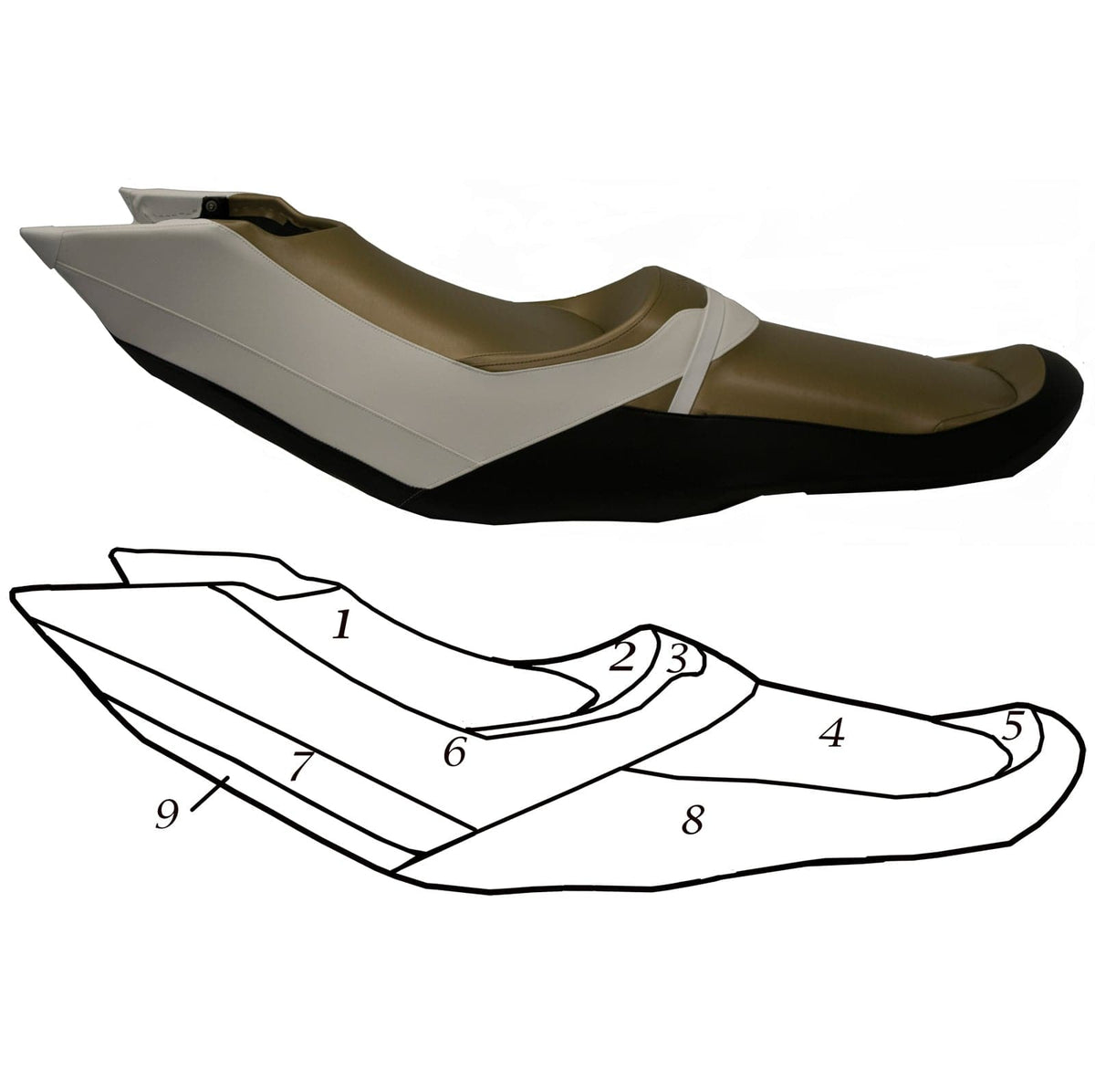 Seat Cover - fits Sea-Doo GTX LTD iS GTX iS GTX GTX s