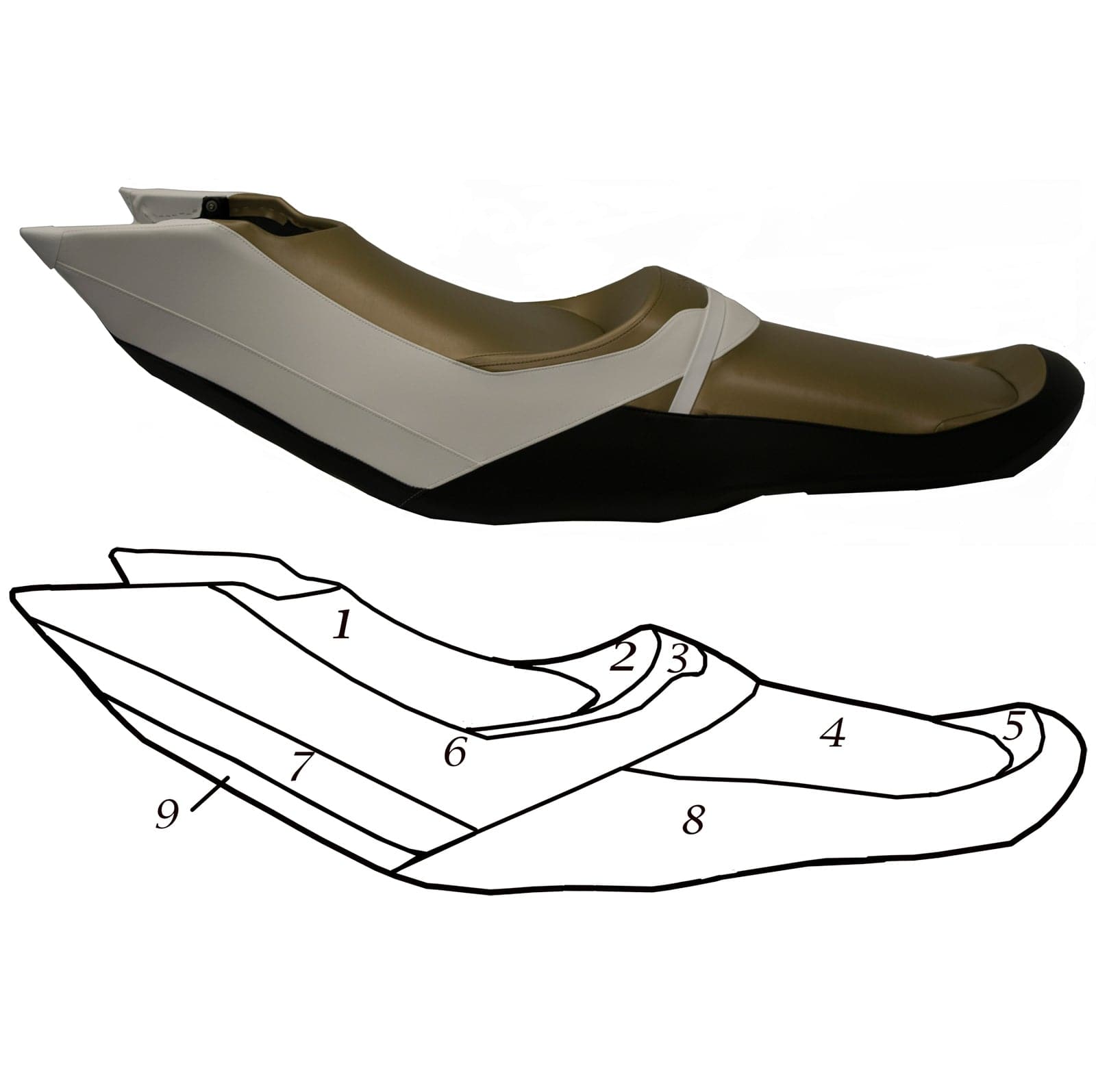 Seat Cover - fits Sea-Doo GTX LTD iS GTX iS GTX GTX s