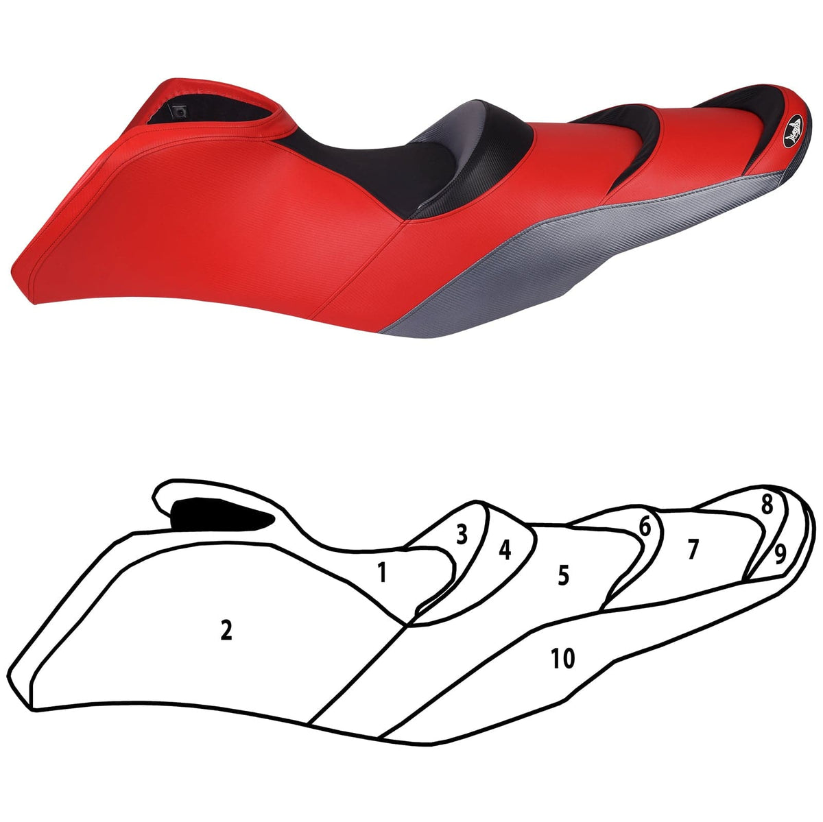 Seat Cover For Sea-Doo 2016-2017 GTX (all)