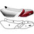 Seat cover for Kawasaki 2000-2002 1100 STX Di/ 2001-2002 900 STX