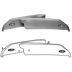 Side cover for Kawasaki 1987-1993 650SX Sides