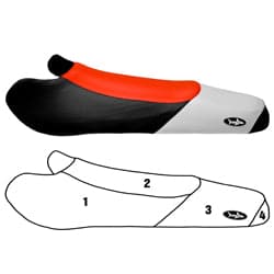 Seat cover for Polaris 1998-2001 SLH/1999-2001 SLX/2000-2001 Pro 1200