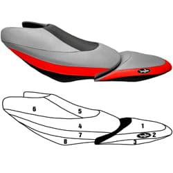 Seat cover for Yamaha 2002-2008 FX (non Cruiser models)