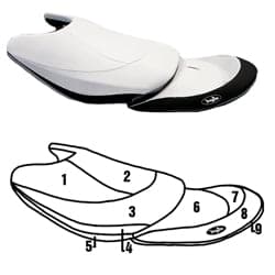 Seat cover for Yamaha 2003-2004 FX Cruiser