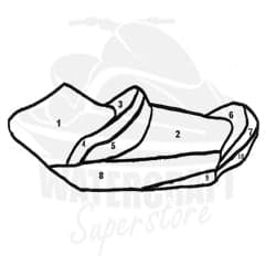 Seat cover for Yamaha 2007 - 2009 VX Cruiser