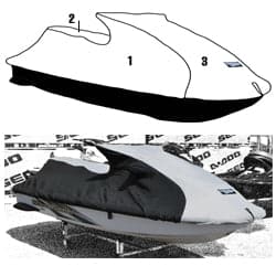 Custom Storage cover for Yamaha 1998-1999 Wave Runner XLT 760/1998 XL 1200/1999-2004 XL 701