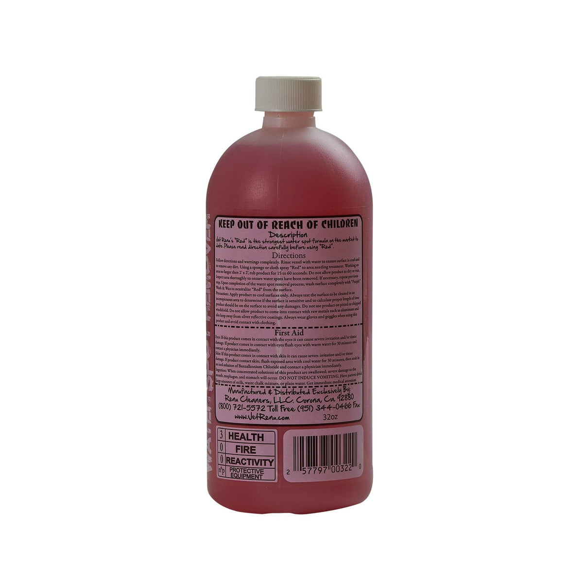 Jet Renu &quot;Red&quot; Spot Remover 32oz