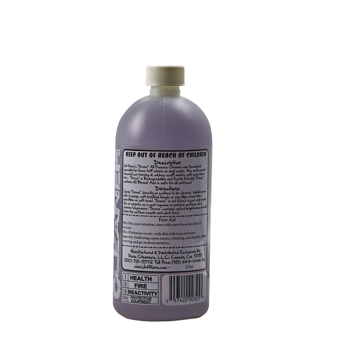 Jet Renu &quot;Green&quot; All-Purpose Cleaner 32oz