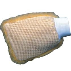 Wool Wash Mitt with Mesh Side