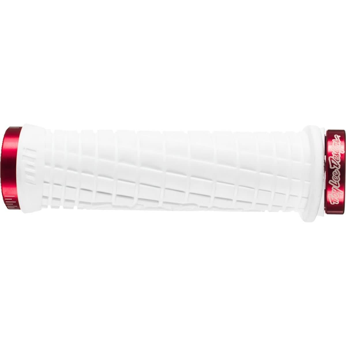 Troy Lee Designs Signature PWC Lock-On Bonus Pack White w/Red Clamps