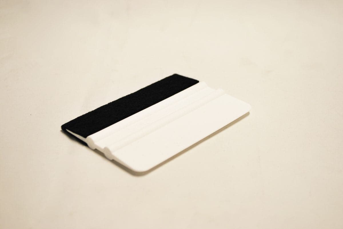 4&quot; White Squeegee w/ felt wrap